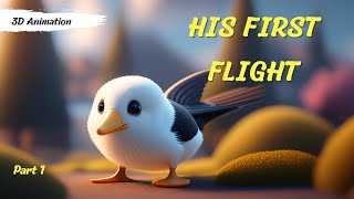 His first flight class 10 l animation in hindi  3d Animation hindi kahani  2023 [upl. by Liberati]