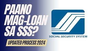 PAANO MAGLOAN SA SSS  PAANO MAG APPLY NG SSS SALARY LOAN ONLINE Updated Process 2024 [upl. by Caswell]