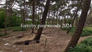 Formby pinewoods 2024 mtb riding [upl. by Anaes]