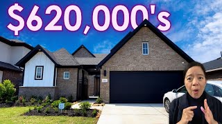 LUXURY 620000s Houston TX Home  Harvest Green Community  Newmark Homes  Pozzolana Plan [upl. by Piane]