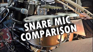 SNARE MIC COMPARISON Shure SM57 Shure Beta 57A Audix i5  Simon Aspsund [upl. by Eentirb]