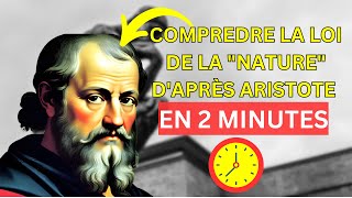 Comprendre la citation dAristote quotLa nature ne fait rien en vainquot [upl. by Navlys]