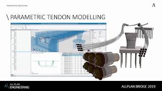 Neues in Allplan Bridge 2019 parametrisches modellieren von Spannkabeln [upl. by Clarke233]