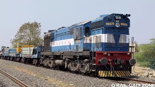 Nanded Purna Electrification Train with Gooty WDM3A Locomotive  Train Videos Indian Railways wdm3a [upl. by Niraj41]