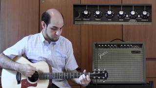 Fender acoustasonic 30 old version review with Taylor GS Mini [upl. by Coffee]