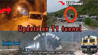 usbrl tunnel t1 latest update 2024 usbrl kashmir train [upl. by Vittorio196]