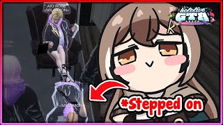 ENG SUBHololive Everyones reactions to Mumei being stepped on by Akirose on HololiveGTA server [upl. by Tuchman]