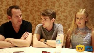 Heroes Reborns Jack Coleman HRG Robbie Kay Tommy amp Danika Yarosh Malina SDCC15 Interview [upl. by Charles793]