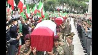 Funerali Solenni soldati morti in Afghanistan Tribute to italian soldiers [upl. by Eneloj]