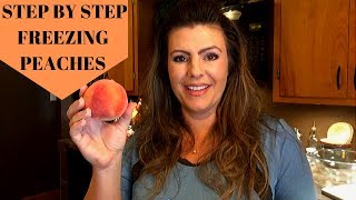 How to freeze peaches with step by step instructions [upl. by Enomas]