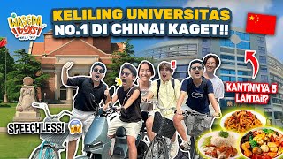 KANTINNYA 5 LANTAI WASEDABOYS KELILING UNIVERSITAS NO1 DI CHINA KAGET😱  WORLD TRIP 32 [upl. by Dona]