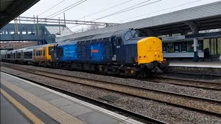 class 37 and 2 class 323 EMUs at Northampton [upl. by Alfonso]