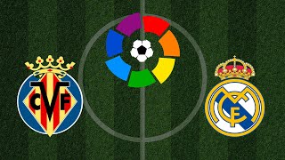 Villarreal vs Real Madrid  Laliga  Realistic Simulation  eFootball PES Gameplay [upl. by Glenine]