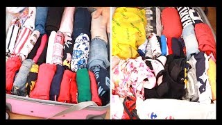 Como Hacer La Maleta Para 15 Dias 🧳 hacer la maleta 🏖 metodo konmari [upl. by Ellis]