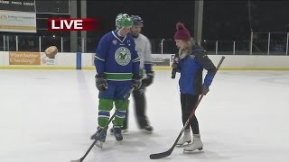 Pond hockey tournament about to get underway [upl. by Joachima]