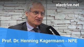 Prof Dr Henning Kagermann über den Marathon Elektromobilität [upl. by Titos]