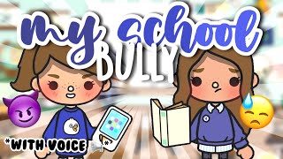 My School Bully 😭😔  WITH VOICE 📢 ❌ NOT MINE  Toca Boca Roleplay  Tiktok Roleplay [upl. by Zippel]