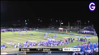 Dblerville High 12 Nick Goyette kicks 25 yard fieldgoal [upl. by Yves769]