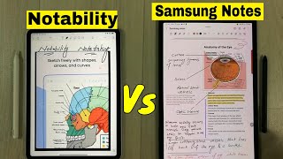 Notability Vs Samsung Notes  Note Taking Apps Comparison With Exclusive Features [upl. by Ennasirk64]