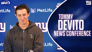 Tommy DeVito savoring second season in the NFL talks Giants preseason opener  SNY [upl. by Corinna]