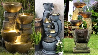 100 IDEAS FUENTES PARA JARDIN 2024  JARDINES MODERNOS PEQUEÑOS 2024  ADORNOS DE JARDIN 2024 ⛲ [upl. by Serrell222]