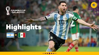 Messi magic sets up win  Argentina v Mexico  FIFA World Cup Qatar 2022 [upl. by Sullecram]