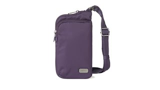 Pacsafe RFIDBlocking Mini Crossbody Bag [upl. by Devinne]