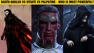 Who Was The MOST POWERFUL Sith Lord Of All Time [upl. by Lawson]