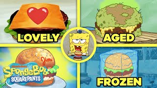 Every Way to Make a Krabby Patty 23 Methods 🍔  SpongeBob [upl. by Allyson]