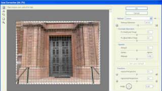 28 Correcting Image Distortion Adobe Photoshop CS4 video [upl. by Noeruat]