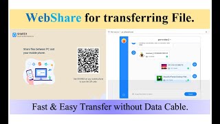 How to transfer file to your PC by Web share without installing SHAREit 2020 [upl. by Accire]