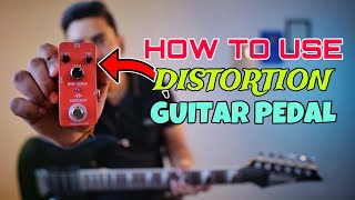 How To Use Distortion Guitar Pedal   British Distortion Guitar Pedal [upl. by Wesla210]