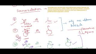 Stereoselective and regioselective products formed in E1 elimination reaction [upl. by Gunas]