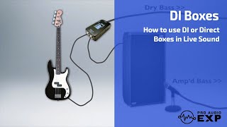 Using DI Boxes in Live Sound Systems [upl. by Dawna182]