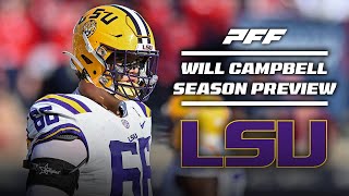 The Best Offensive Lineman in Football  Will Campbell Season Preview  PFF CFB Show [upl. by Kamat911]