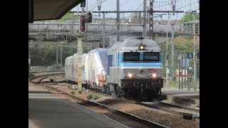 Spot sur la PCLM  Avril 2024  CC 72049 amp Talgo Avril  Wagon Sim 3 Vulcain et Lucie  Esv 702 [upl. by Rehposirhc]