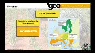 De Geo bovenbouw vwo 5e editie Systeem aarde §33 natuurrampen en milieurampen [upl. by Gaul]