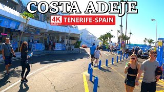 TENERIFE  COSTA ADEJE  Tour of several Places ☀️ 4K Walk ● February 2024 [upl. by Imugem]