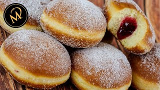 Berliner  Krapfen  Kreppel  Pfannkuchen selber machen [upl. by Kcirb]