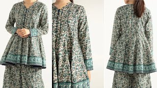 16 Pannel کلیوں والی short designer frock tutorial  Pannel frock cutting and stitching [upl. by Bigg]