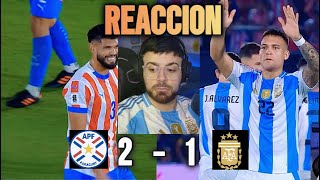 LA COBRA REACCIONA A PARAGUAY 2 ARGENTINA 1 [upl. by Ohcamac]