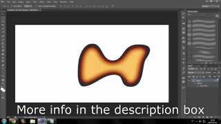 How to curvebend gradients inside objects  Photoshop CS6 [upl. by Miran]