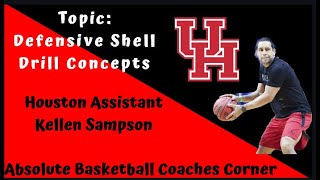 Absolute Basketball Coaches Corner  Session 4 Kellen Sampson “Defensive Shell Drill Concepts” [upl. by Roer]