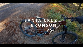 I Demo rid the new SANTA CRUZ BRONSON V5 Heres how it went [upl. by Merrili467]