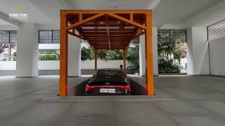 Smart Parking GroundtoBasement Car Lift Showcase [upl. by Kordula354]