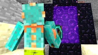 INTO THE NETHER  Minecraft Summer Survival Episode 10  MicroGuardian [upl. by Enelyad]