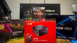 Unboxing Asrock B550M Pro4 amp Ryzen 5 5600G [upl. by Zenas455]