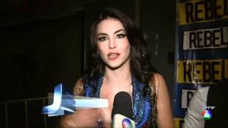 Entrevista  Show Rebeldes em Aracaju 2704 [upl. by Esina]