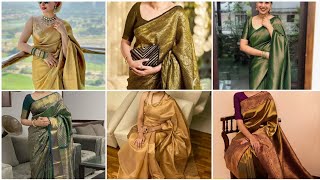 Kanjivaram saree collection 2024  Kanjivaram silk saree saree sareelove [upl. by Nnaed191]