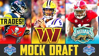 2024 NFL Mock Draft with Trades  NFL Mock Draft 2 Rounds [upl. by Hach]